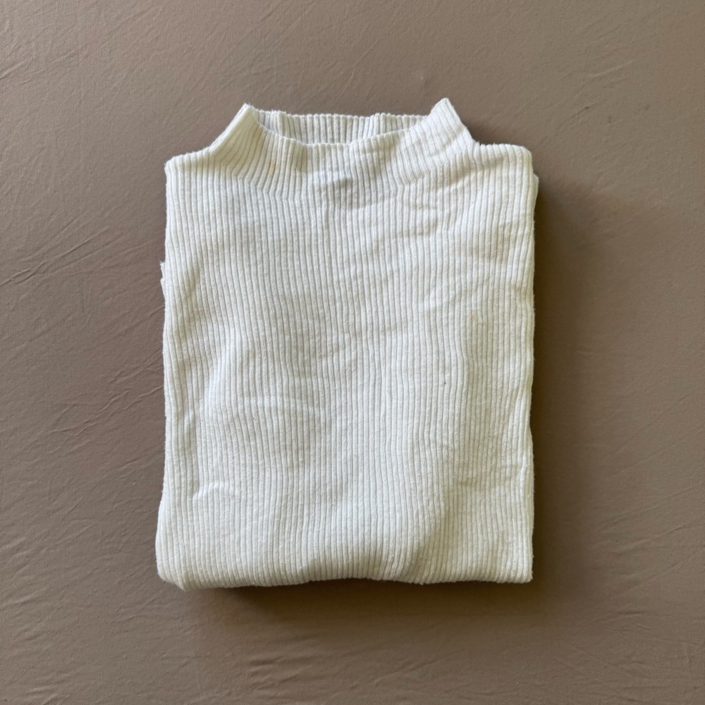 Meli Asymmetrical Mock Neck Sweater